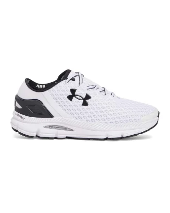 Pantofi sport cu logo UA Speedform Gemini, Alb/Negru