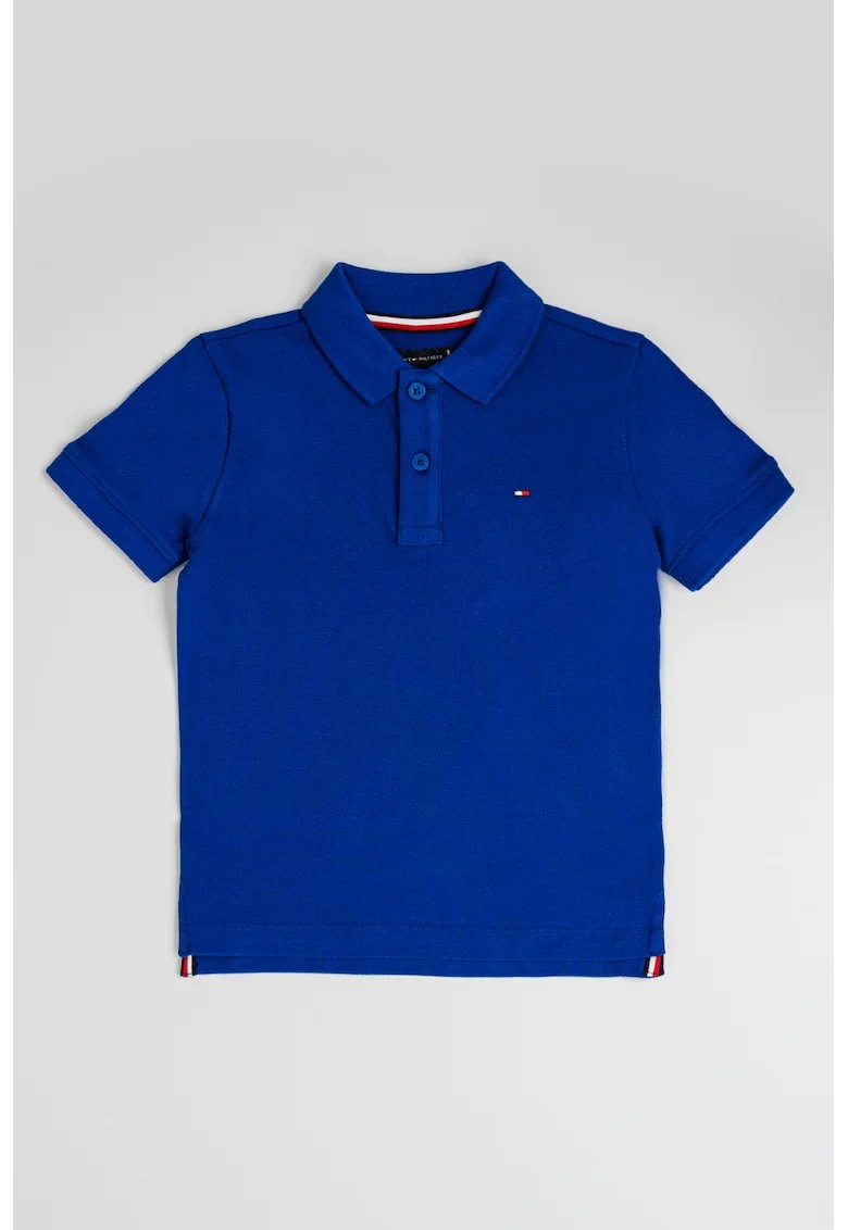 Tricou polo din bumbac pique, Albastru royal