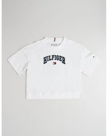 Tricou cu imprimeu logo, Alb/Albastru ultramarin