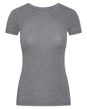 Tricou pentru femei,  Bumbac, Gri