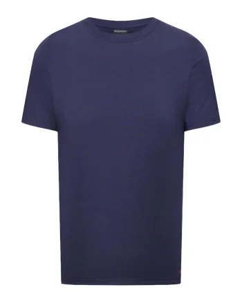 Tricou barbati,  Bumbac, Bleumarin