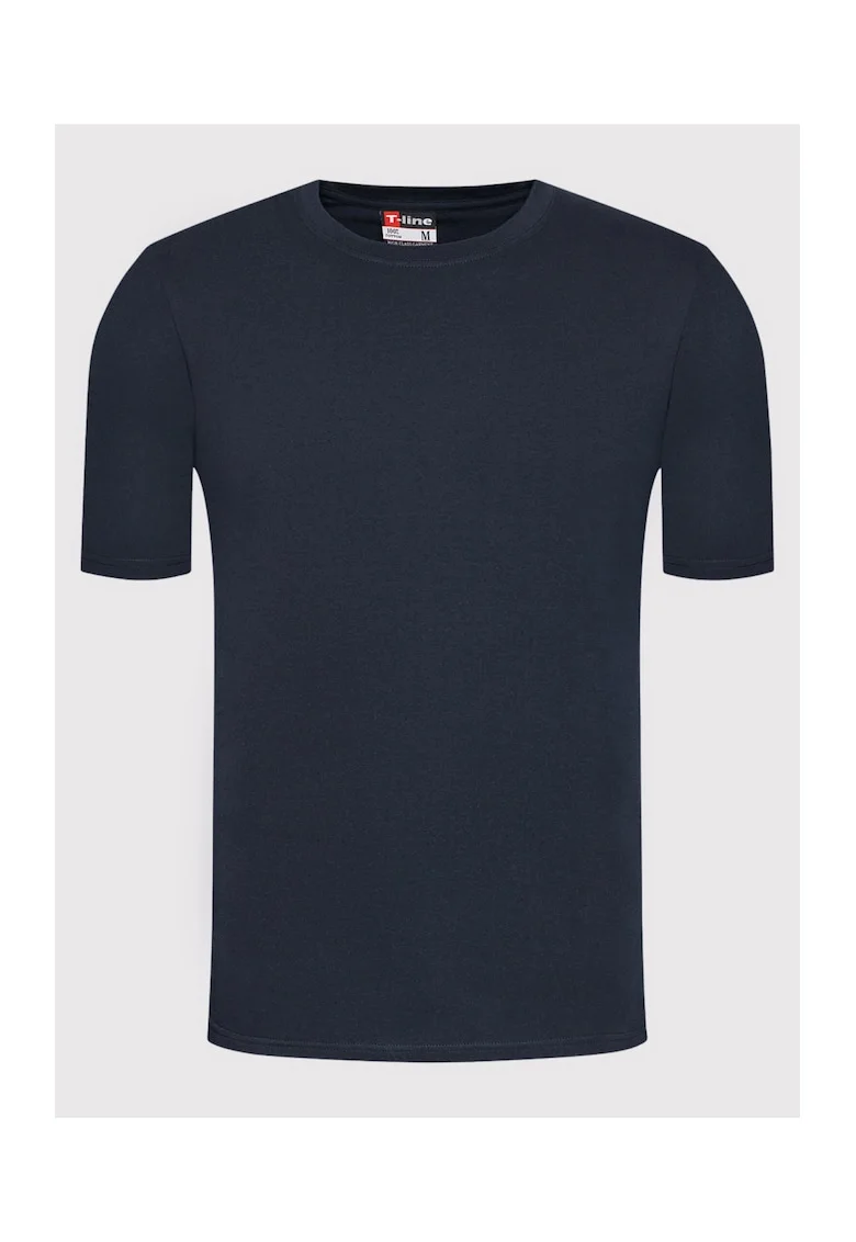Tricou barbati,  209515756, Albastru inchis, Bumbac