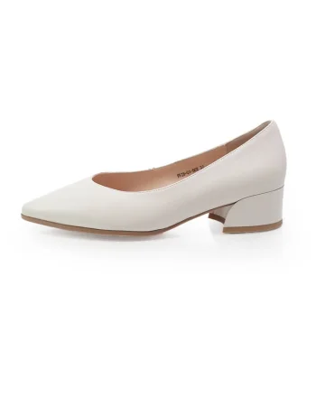 Pantofi  2601502 din piele naturala, Bej
