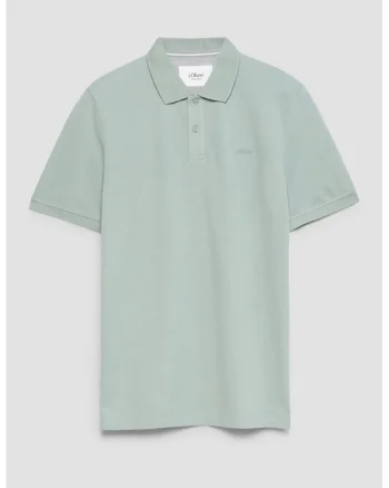 Tricou uni de bumbac, Verde sparanghel
