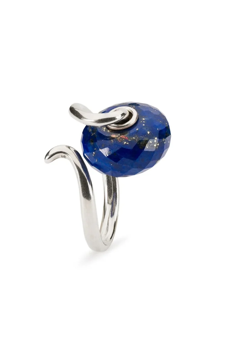 Inel  Fantezie Eleganta cu Lapis Lazuli, din Argint 925