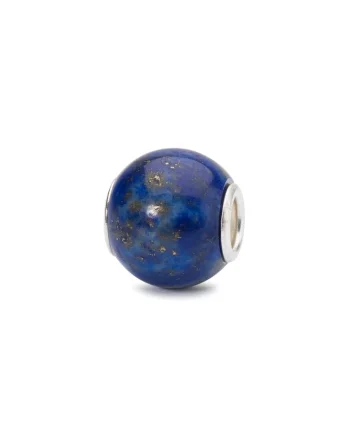 Talisman  Lapis Lazuli Rotund, cu Argint 925, Albastru