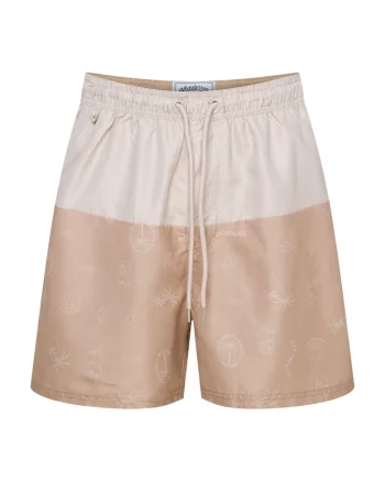 Pantaloni scurti de baie Rune  Bej
