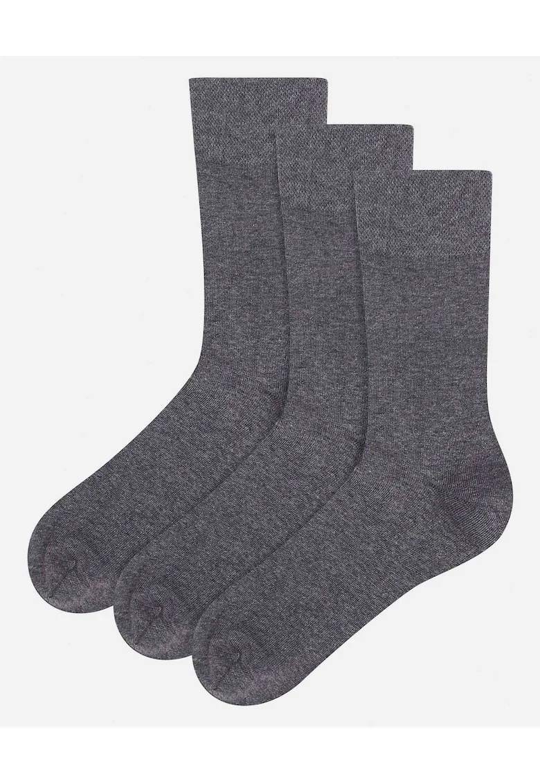 Sosete barbati  Empire set de 3 perechi gri, Gri