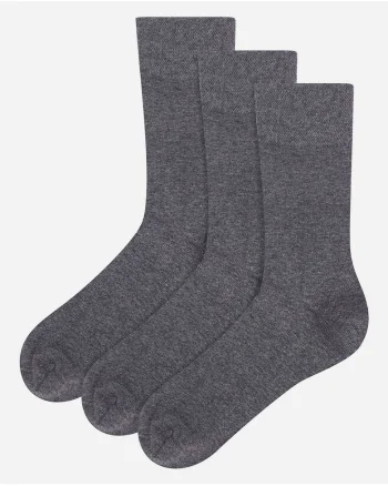Sosete barbati  Empire set de 3 perechi gri, Gri