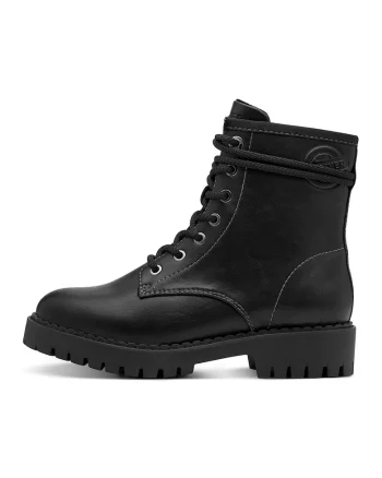 Ghete din piele ecologica cu logo discret, Negru stins