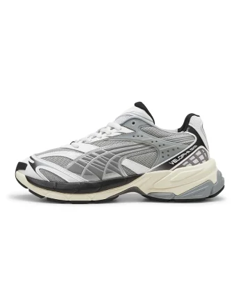 Pantofi sport cu insertii textile Velophasis Born in the 2000s, Alb/Gri
