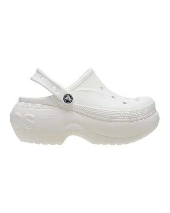 Saboti unisex cu model uni Bella, Alb