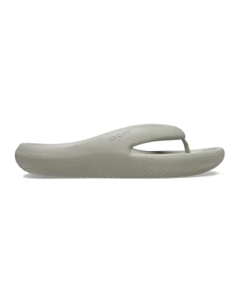 Papuci flip-flop unisex cu model uni Mellow, Grej