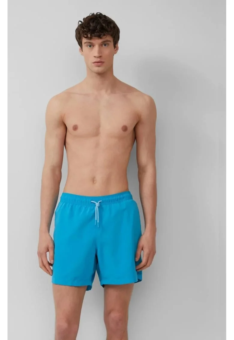Pantaloni scurti barbati pentru inot cu croiala Regular fit, Albastru deschis
