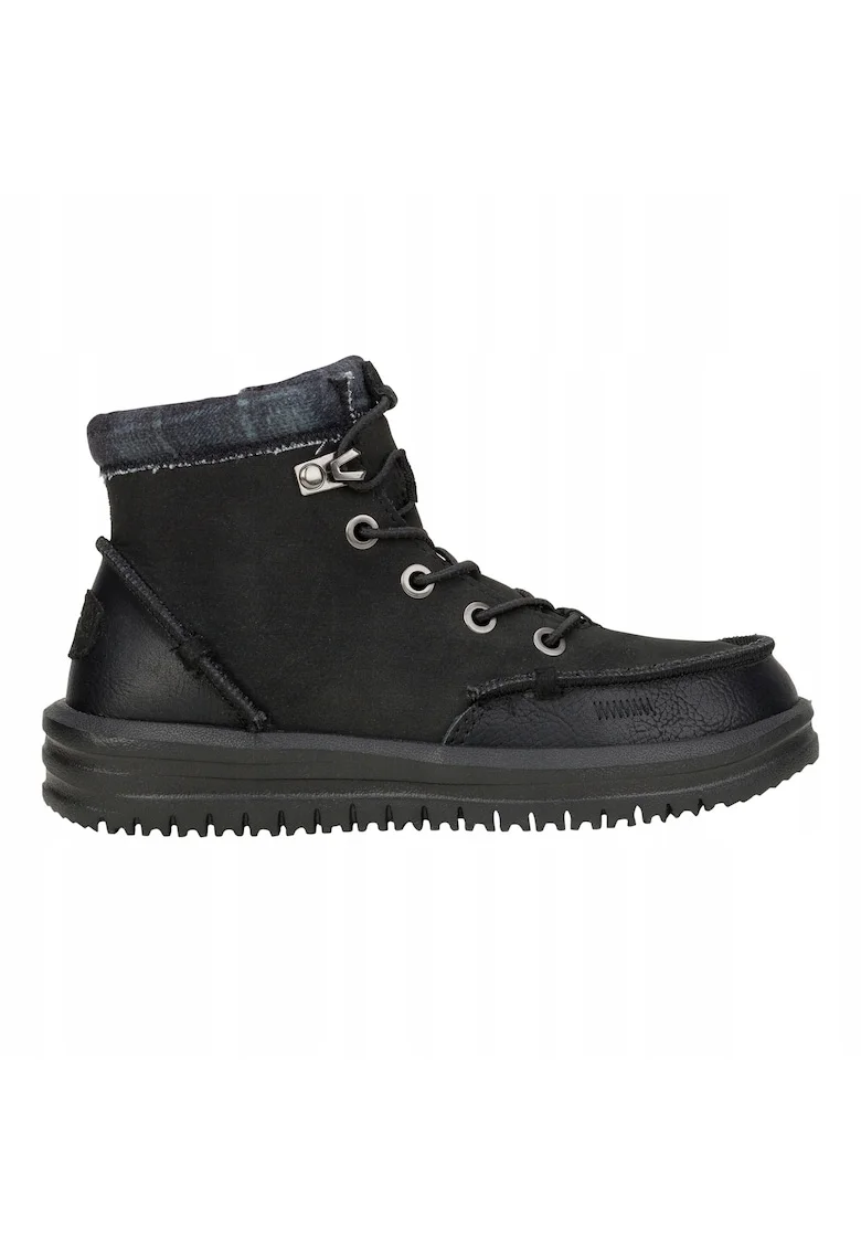 Pantofi Copii Cizme Iarna Piele,  Bradley Youth Classic, Negru, Negru