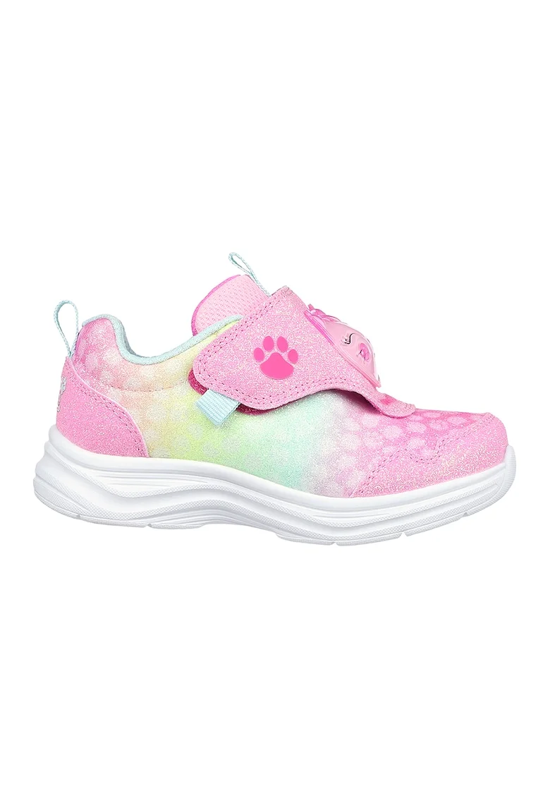 Pantofi sport cu aspect stralucitor Glimmer Kicks, Roz