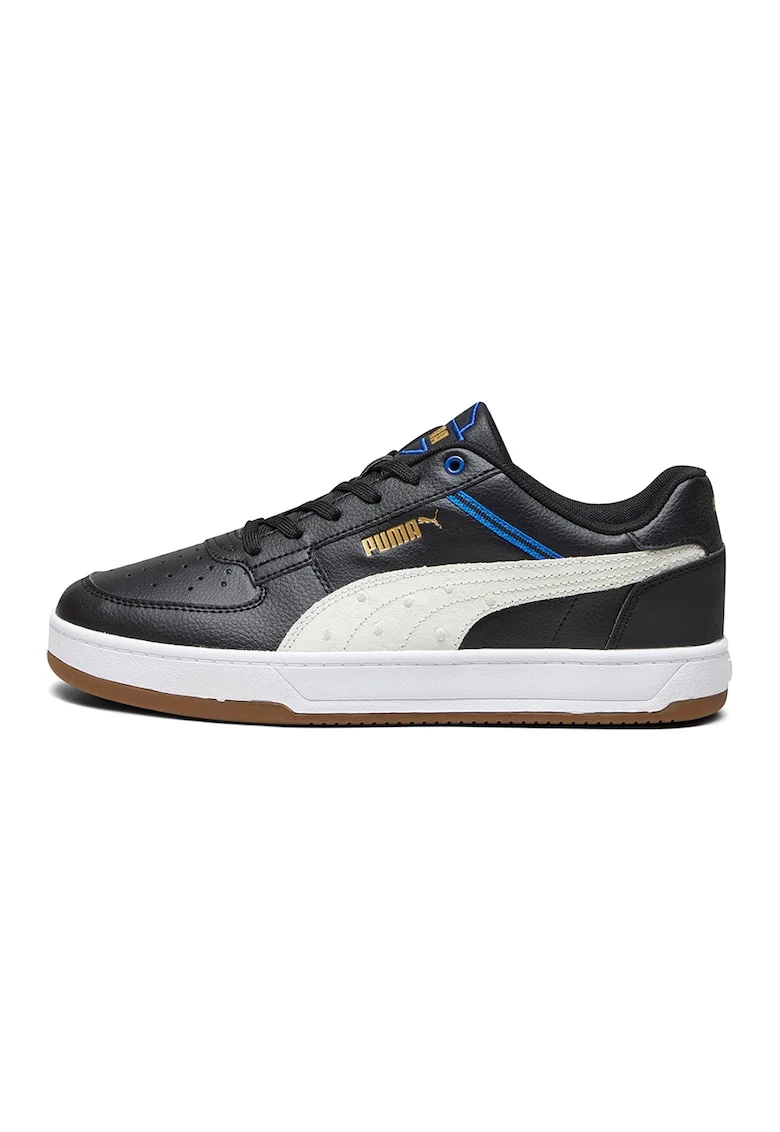 Pantofi sport de piele ecologica cu detalii contrastante Caven 2.0 Retro, Negru/Alb murdar