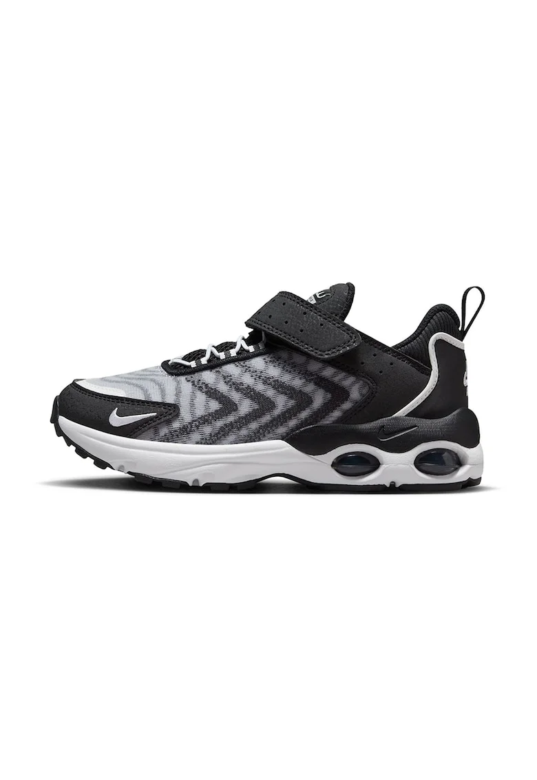 Pantofi sport cu inchidere velcro Air Max, Alb/Negru/Gri