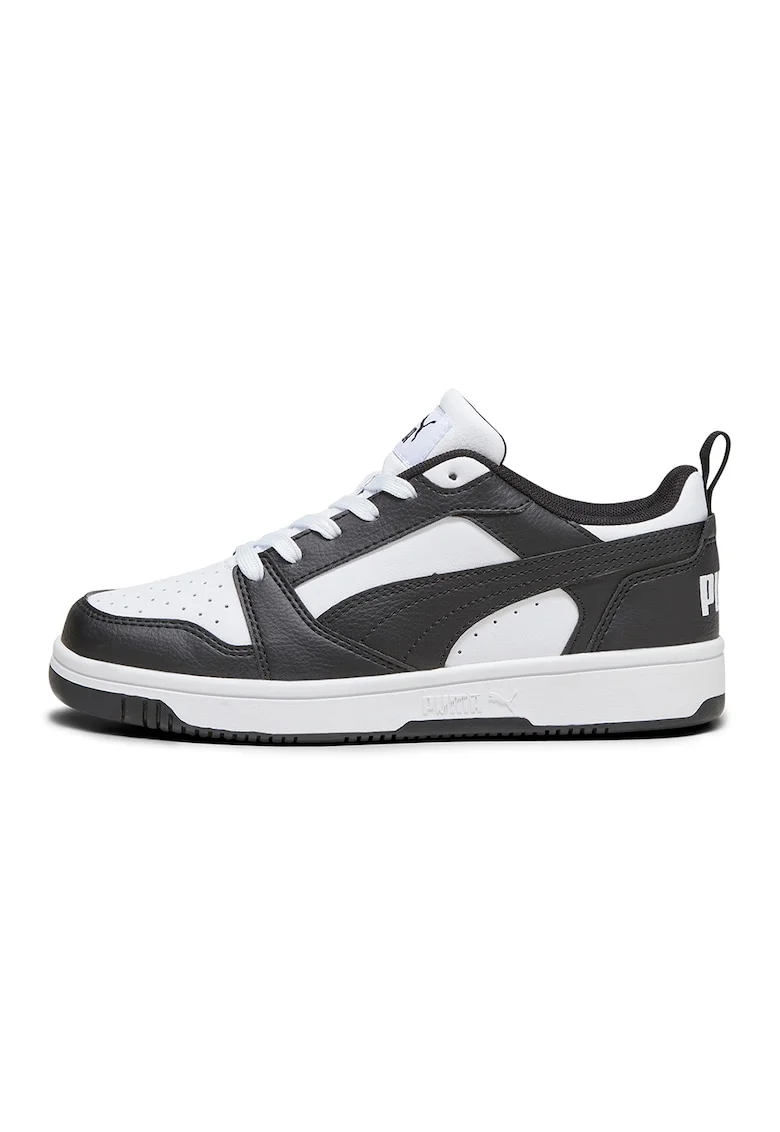 Pantofi sport Rebound V6 din piele ecologica, Alb/Negru