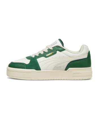 Pantofi sport cu insertii din piele intoarsa Pro Lux III, Alb/Verde