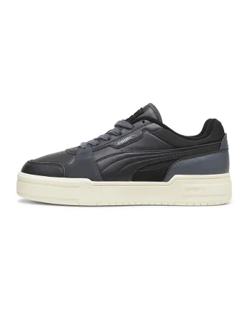 Pantofi sport cu insertii din piele intoarsa Pro Lux III, Negru/Gri carbune