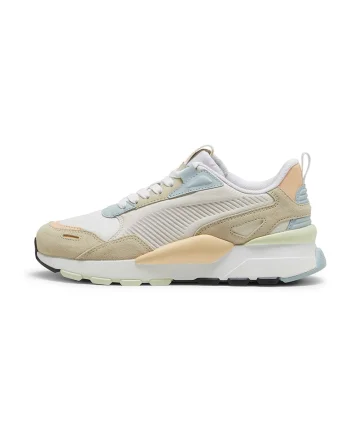 Pantofi sport colorblock RS 3.0 Future Vintage, Alb/Maro camel/Albastru