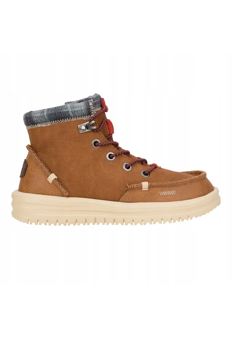 Pantofi Copii Cizme Iarna Piele,  Bradley Youth Classic, Maro,