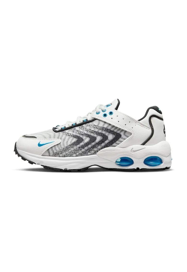 Pantofi sport cu segmente din material sintetic Air Max, Alb/Negru/Albastru