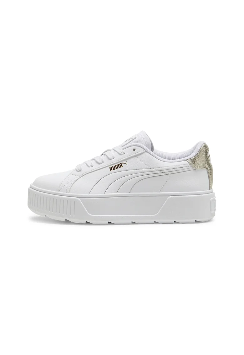 Pantofi sport de piele si piele ecologica Karmen, Alb