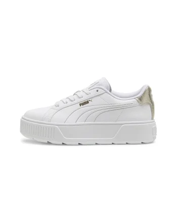 Pantofi sport de piele si piele ecologica Karmen, Alb