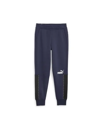 Pantaloni  pentru Barbati, ess block x tape sweatpants, 673343-06, XS INTL, Albastru