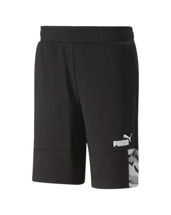 Pantaloni  pentru Barbati, ess block camo shorts, 673340-01, XS INTL, Negru