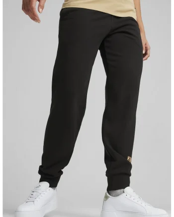 Pantaloni de trening cu snur de ajustare in talie ESS+, Negru