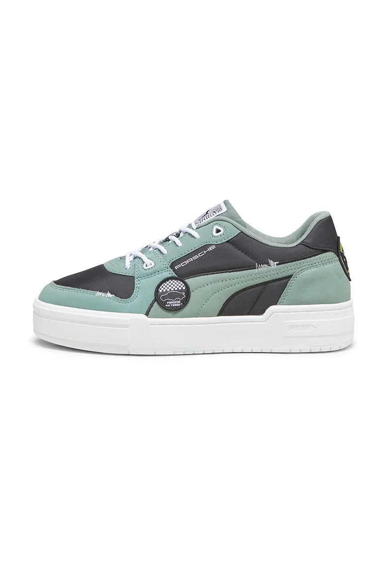 Pantofi sport unisex cu garnituri contrastante Ca Pro Lux, Negru/Verde deschis