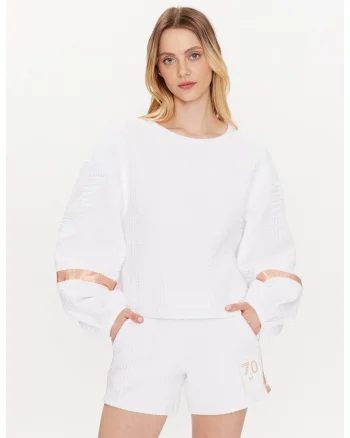 Bluza dama,  Emporio Armani, Poliester, 302476541, Alb