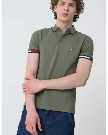 Tricou polo slim fit Signature