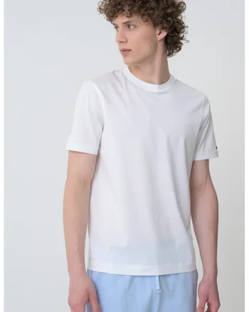 Tricou din bumbac organic, Alb optic