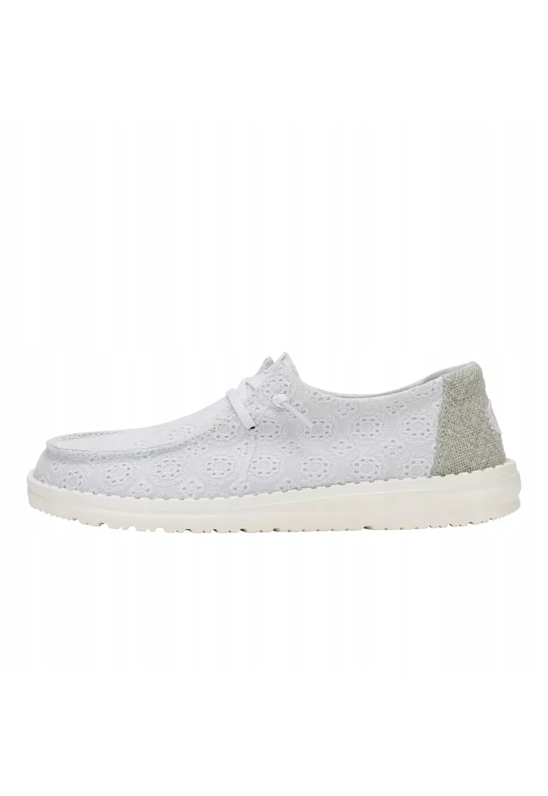 Mocasini Femei Spuma EVA, Wendy Eyelet Lace, Albastru, Albastru