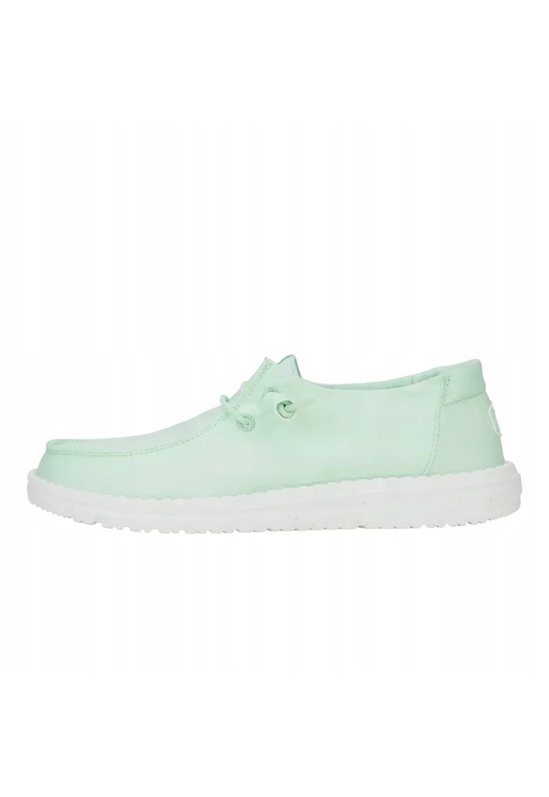 Mocasini Femei Spuma EVA, Wendy Stretch Canvas, Verde, Verde