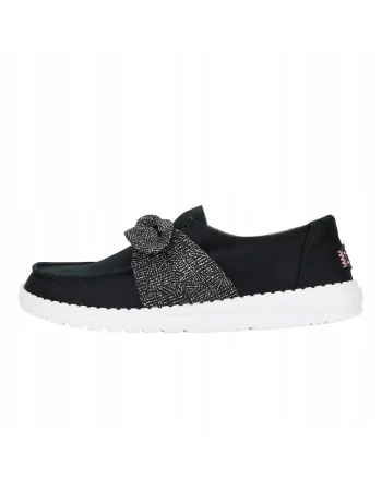 Mocasini Femei Spuma EVA, Wendy Bow Essentials, Negru