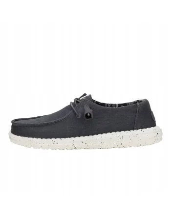 Mocasini Femei Spuma EVA, Wendy Stretch Canvas, Negru, Negru
