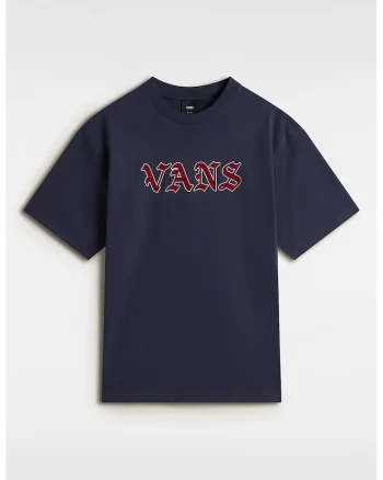 Tricou din bumbac cu imprimeu logo, Rosu/Bleumarin