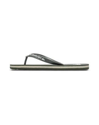 Papuci flip-flop cu logo Molokai, Verde/Kaki/Alb murdar