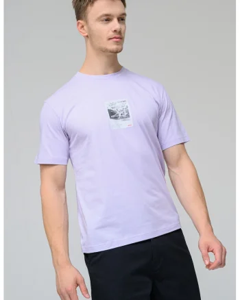 Tricou de bumbac cu imprimeu foto Darthy, Lila