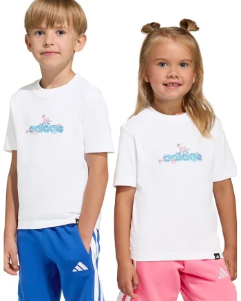 Tricou cu imprimeu logo, Alb