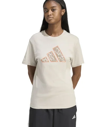Tricou cu decolteu la baza gatului si logo, Portocaliu mandarina/Bej inchis/Maro camel