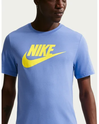 Tricou cu imprimeu logo Icon Futura, Galben/Albastru lavanda