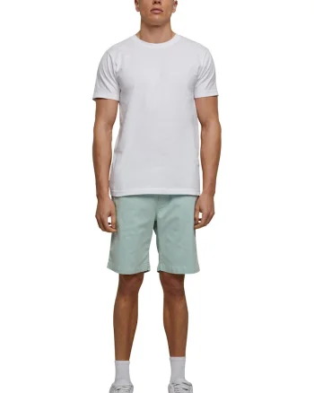 Bermude chino cu buzunare laterale, Verde pal
