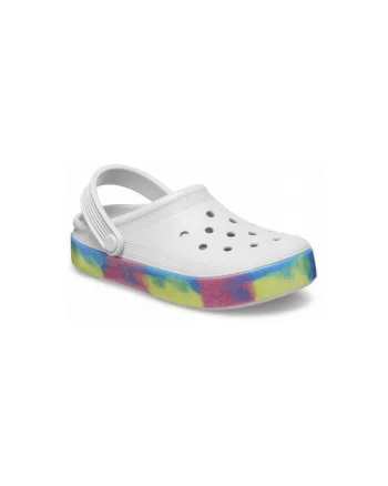 Saboti Copii,  Off Court Glitter Band 209717 Clog, Alb, Gri