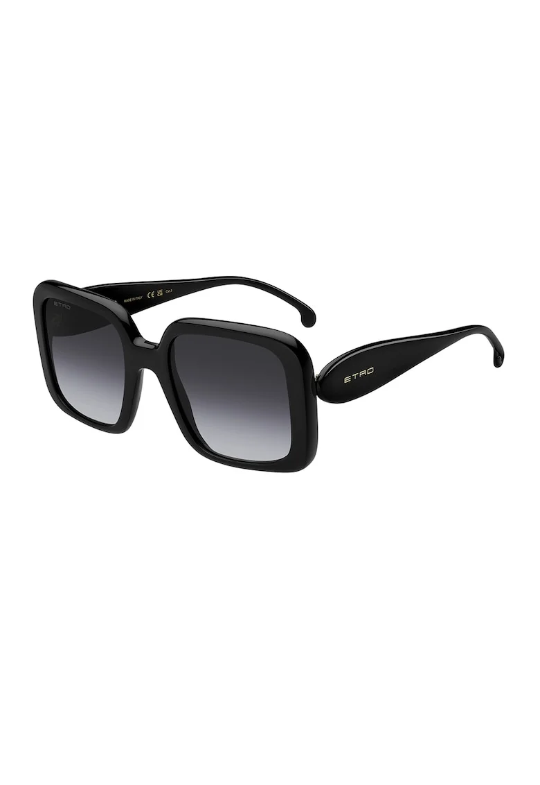 Ochelari de soare butterfly supradimensionati, Negru